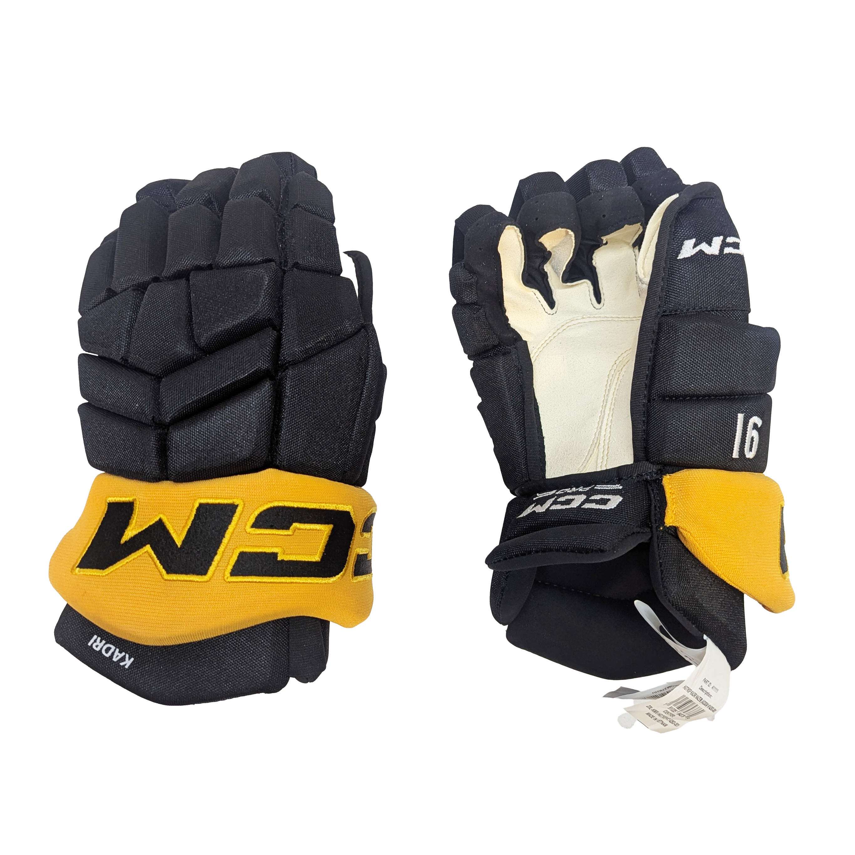 CCM HGTKXP - 2024 NHL All-Star Game Glove - Nazem Kadri (Black/Yellow)